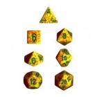 Noppasetti: Chessex Lotus Speckled Polyhedral Dice Set (7)
