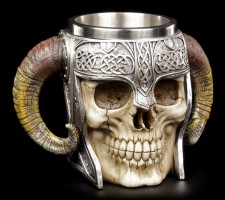 Tuoppi: Viking Skull Tankard (19cm)