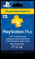 PlayStation Plus -kortti 3kk (EMAIL-koodi)