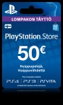 PlayStation Store Lahjakortti 50€