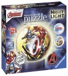 Palapeli: 3D Night Light - Marvel Avengers (72pc)