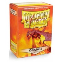 Dragon Shield: Standard Sleeves - Matte Orange (100)