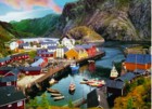 Palapeli: Nusfjord, Norway (1000 Pieces)