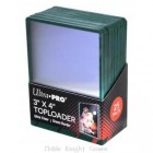 Ultra Pro Toploader: Ultra Clear Vihre Reuna (25kpl)