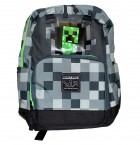 Reppu: Minecraft School Bag (harmaa/vihreä)