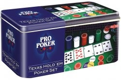 Texas Hold\'em Pokerisetti metallirasiassa