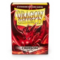 Dragon Shield: Standard Sleeves - Matte Crimson (60)