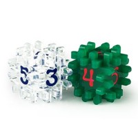 Blackfire: Constructible Dice - Clear & Green