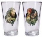 Glass set: The Witcher 3 - Geralt & Triss with Yennefer