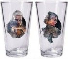 Glass set: The Witcher 3 - Geralt & Ciri