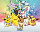 Juliste: Pokemon - Eeveelutions & Pikachu (40x50 cm)