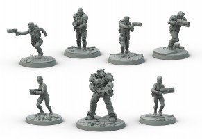 Fallout Wasteland Warfare: Brotherhood Of Steel Core Box