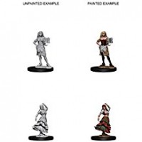 Pathfinder Deep Cuts Unpainted Miniatures: Bartender/Dancing Girl (2)