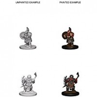 Pathfinder Deep Cuts Unpainted Miniatures: Dwarf Male Barbarian (2)