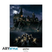 Juliste: Harry Potter - Collector Artprint Hogwarts (50x40)