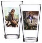 Lasi: Star Wars - Chewbacca & R2-D2 With Porgs 2-Pack (473ml)