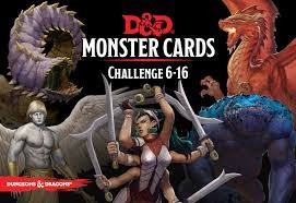 D&D 5th Edition: Monster Cards: Challenge 6-16