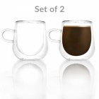Set Of 2 Double Walled Insulated Mugs (275ml)