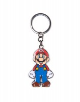 Avaimenperä: Super Mario - Mario Metal Keychain With Movable Head