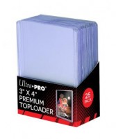 Ultra Pro Toploader: Super Clear Premium Toploader (25kpl)