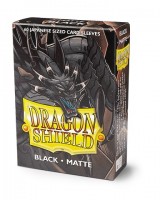 Dragon Shield: Japanese Sleeves - Matte Black  (60)