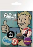 Pinssi: Fallout Pin Badges 6-pack Mix 2