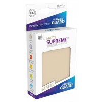 Korttisuoja: Ultimate Guard Supreme UX Matte Sand (80kpl)