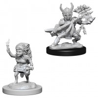 D&D Nolzur\'s Marvelous Unpainted Minis: Halfling Female Fighter