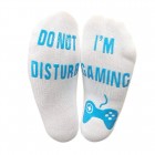 Sukat: Do not Disturb - I'm Gaming, White, Blue (One Size)