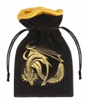 Noppapussi: Dragon Black & golden Velour