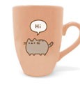 Muki: Pusheen - Latte Mug Pusheen Says Hi (315ml)