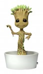 Figuuri: Body Knocker - Dancing Potted Groot Bobble-Head (15cm) (NECA)