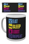 Gaming: Eat Sleep Repeat (330ml) Muki