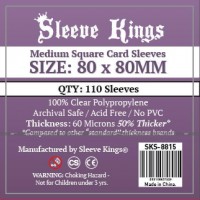 Korttisuoja: Sleeve Kings Medium Square Card Sleeves (80x80mm)