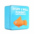 Säilytysrasia: Stuff I Will Forget - Jolly Awesome Tin Box