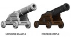Pathfinder Deep Cuts Unpainted Miniatures: Cannons