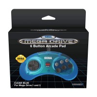 Retro-bit: Official Sega Mega Drive 6-button Pad (blue)