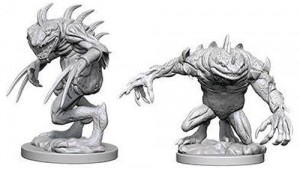 D&D Nolzur\'s Marvelous Miniatures: Gray Slaad & Death Slaad (2)