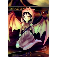 Tokens for MTG - 5/5 Dragon Token (10)