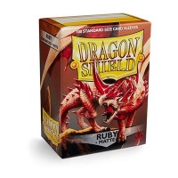 Dragon Shield: Standard Sleeves - Matte Ruby (100)