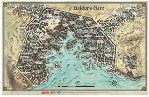 D&D 5th Edition: Descent Into Avernus - Baldur\'s Gate Map