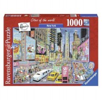 Palapeli: Cities of the World - New York (1000pcs)