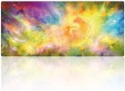 Hiirimatto: Colorful Galaxy - Extended Gaming Mouse Pad (90x40)