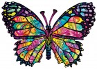 Palapeli: Dean Russo - Stained Glass Butterfly (1000)
