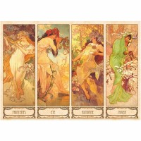 Palapeli: Alphonse Mucha - Seasons (1000)