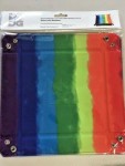Metallic Dice Games: Dice Tray Velvet Rainbow Watercolor