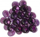 Gaming Counters: Chessex Crystal Purple Glass Stones 14cm Tube (40+)