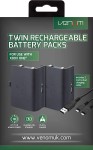 Xbox One: Venom Rechargeable Battery Twin Pack: Black