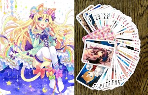 Pelikortit: KAWAII NEKO Anime Playing Cards