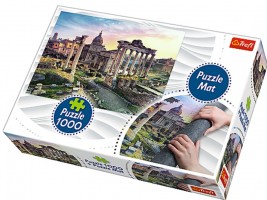 Palapeli: Italy & Puzzle Mat (1000pc)
